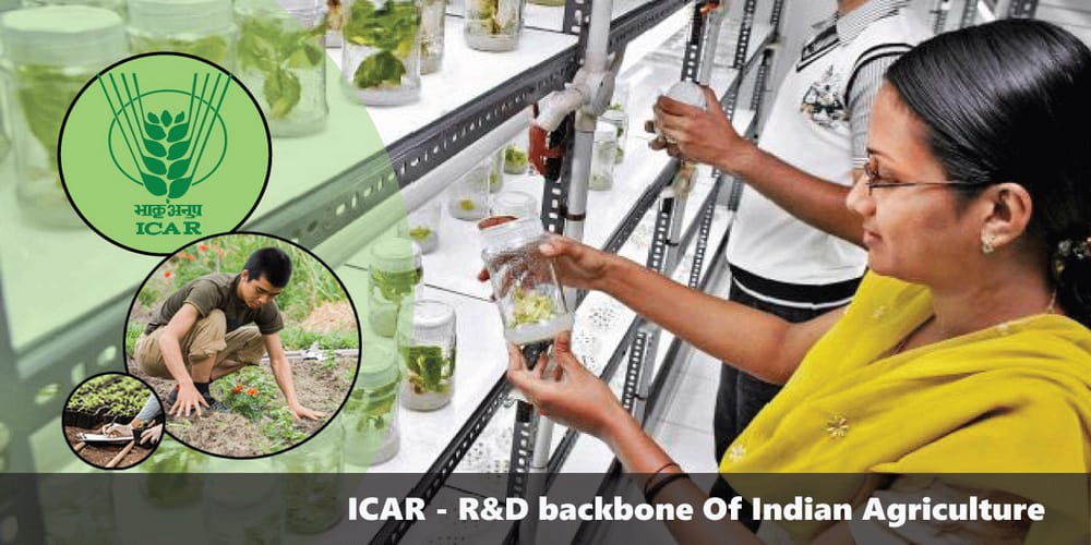 ICAR is the R&D backbone of India’s agriculture